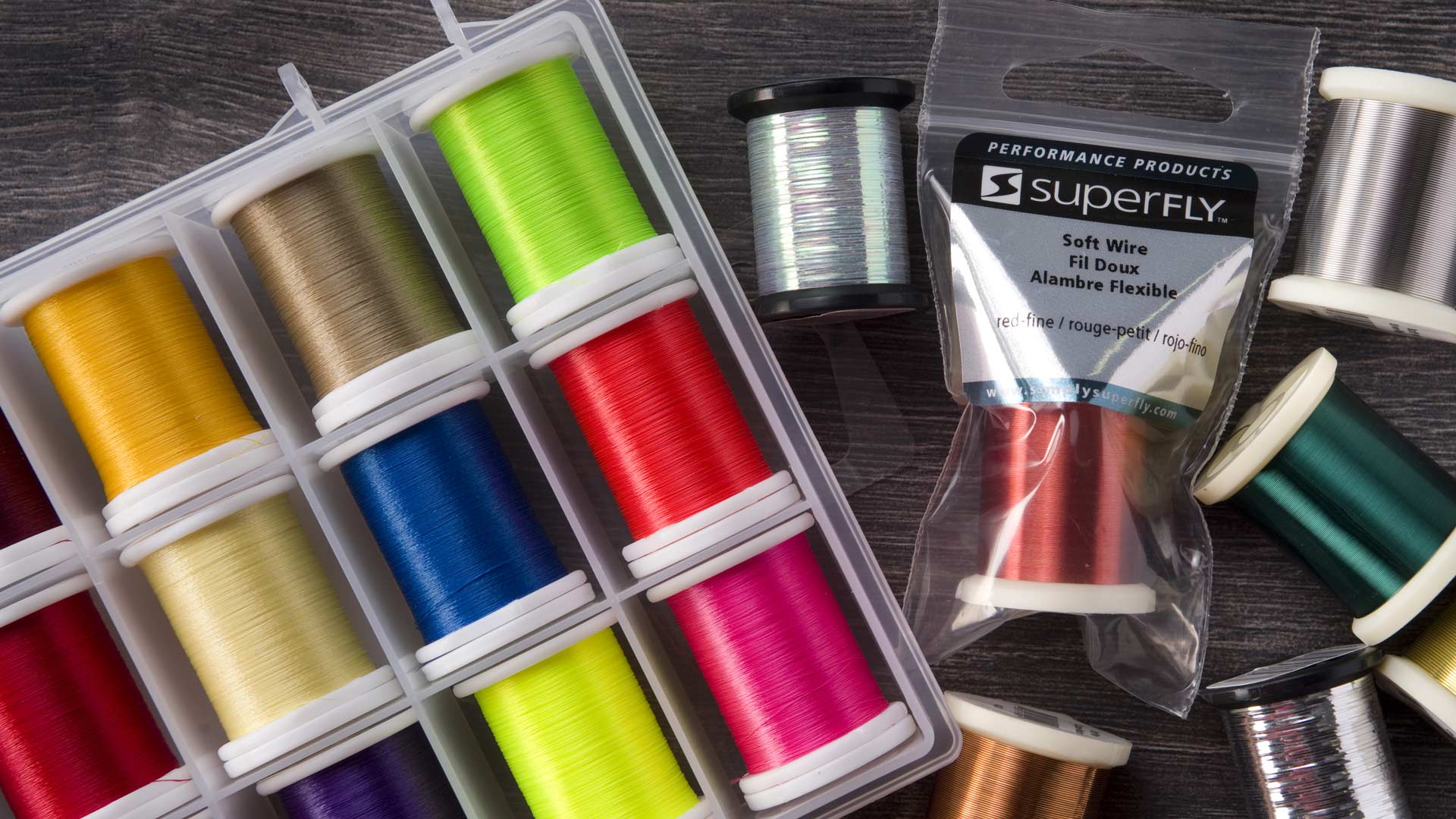 Superfly fly tying thread and wire